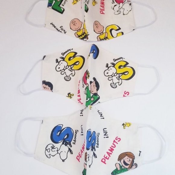 3x custom PEANUTS Snoopy MEGA MIX FACE MASK cover - Picture 4 of 14